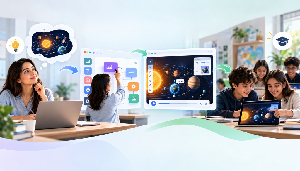 Can Teachers Create Custom Learning Simulations Without Writing Code?