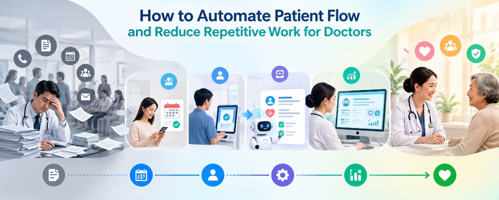 How to Automate Patient Flow and Reduce Repetitive Work for Doctors